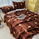 GobekUsa Boho Printed Blanket: Cozy, Multi-Functional, Half-Flannel Shawl, Single/Double Bedspread