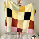 GobekUsa Boho Printed Blanket: Cozy, Multi-Functional, Half-Flannel Shawl, Single/Double Bedspread