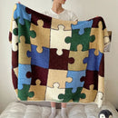 GobekUsa Boho Printed Blanket: Cozy, Multi-Functional, Half-Flannel Shawl, Single/Double Bedspread