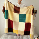 GobekUsa Boho Printed Blanket: Cozy, Multi-Functional, Half-Flannel Shawl, Single/Double Bedspread