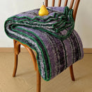 GobekUsa Boho Printed Blanket: Cozy, Multi-Functional, Half-Flannel Shawl, Single/Double Bedspread
