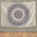 Boho rainbow indian mandala wall hanging bedroom lace tapestry by Decorbites