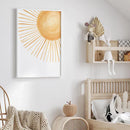 GobekUsa Boho Rainbow Sunshine Nursery Poster Set