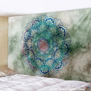 Boho sun moon mandala purple & blue galaxy wall hanging bedroom decor by Decorbites