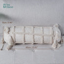 GobekUsa Boho Tufted Tassel Lumbar Throw Pillow