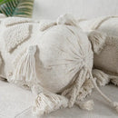 GobekUsa Boho Tufted Tassel Lumbar Throw Pillow