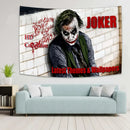Boho white and red joker tapestry bedroom tarot wall art by Decorbites