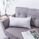 Boho white & gray tufted cushion cover living room throw pillow by Decorbites