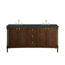 James Martin Kinnsden 72" Double Bathroom Vanity, Sable Oak