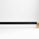 Bold, Black & Gold Knurled Solid Brass Appliance Pulls