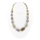 Bold Labradorite Statement Necklace