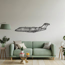 Challanger 350 Metal Aircraft Wall Art - NCP0045