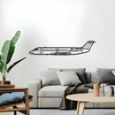 CRJ200 Metal Aircraft Wall Art - NCP0321