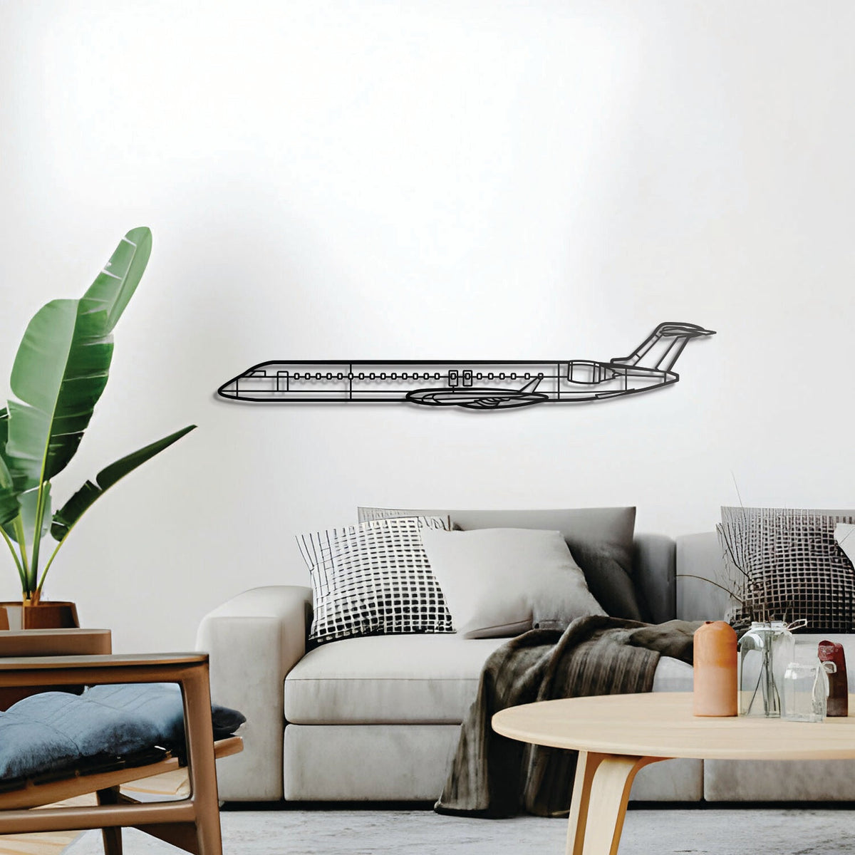 CRJ900 Metal Aircraft Wall Art - NCP0054, photo 2 of 5