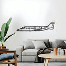 Learjet 60 Metal Aircraft Wall Art - NCP0103 by Navigate Craft