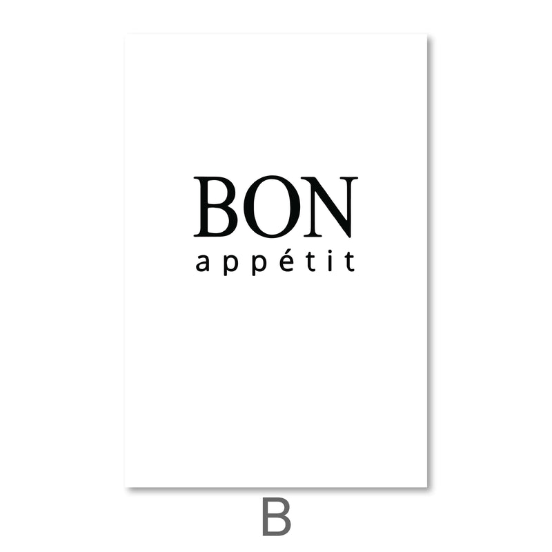 Bon Appetit Canvas