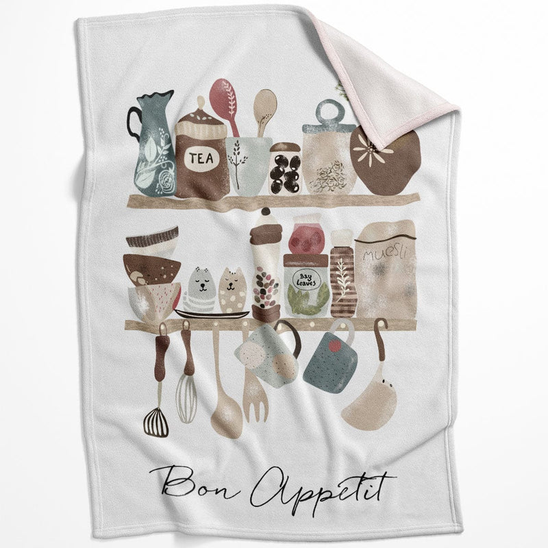 Bon Appetit Kitchen Blanket