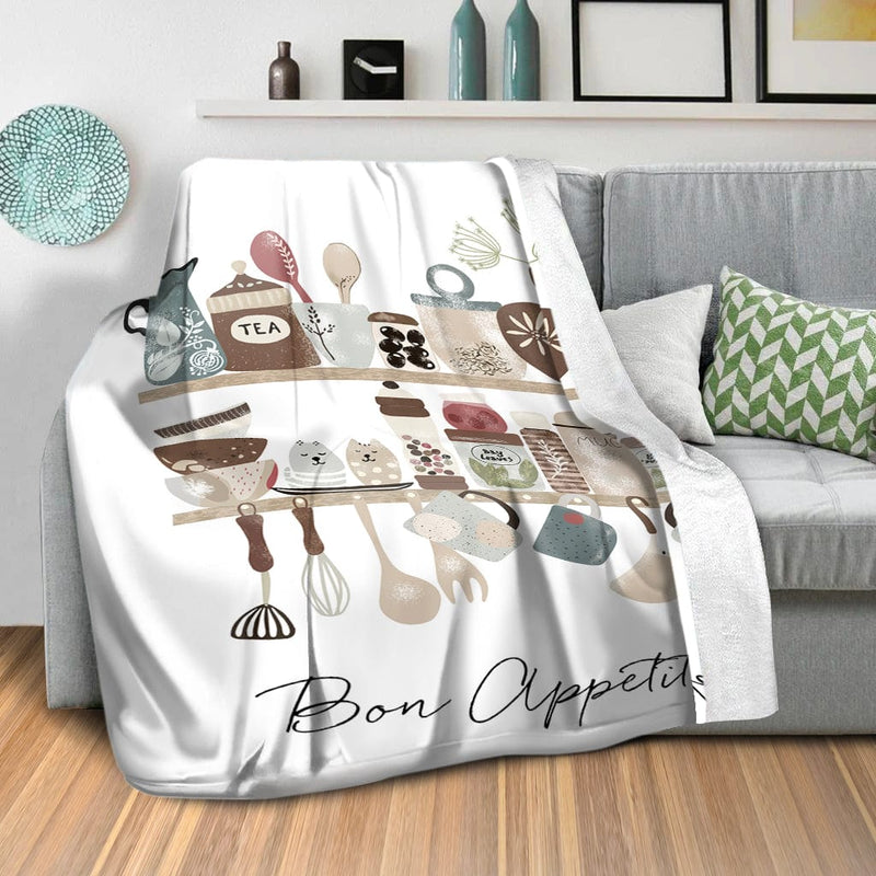 Bon Appetit Kitchen Blanket