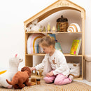 White Dollhouse Bookcase