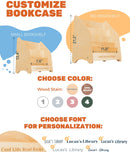 Montessori bookshelf for toddlers