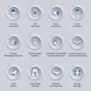 Bosscare Premium Full Body Zero Gravity Massage Chair With Ai Voice And App Control, Gray (SAK35970)