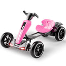 Electric Kids Pedal Go Kart With Adjustable Seat, Foldable Design