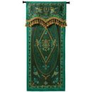 GobekUsa Botanic Garden Velvet Blackout Curtains - Retro Emerald Green - Luxury Quality