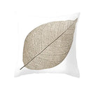 Botanical autumn maple leaves plush pillow case living room decor by Decorbites