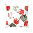 Botanical autumn maple leaves plush pillow case living room decor by Decorbites