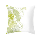Botanical autumn maple leaves plush pillow case living room decor by Decorbites