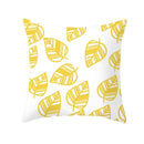 Botanical autumn maple leaves plush pillow case living room decor by Decorbites