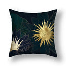 Botanical big leaves cushion covers living room decorative pillows by Decorbites