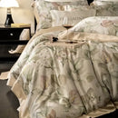 GobekUsa Egyptian Cotton Print Bedding Set: King Queen Sheet Pillowcase Duvet Cover