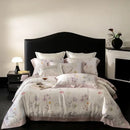 GobekUsa Egyptian Cotton Print Bedding Set: King Queen Sheet Pillowcase Duvet Cover