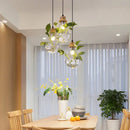 GobekUsa Botanical Glass Bottle Pendant Light for Home and Commercial Spaces
