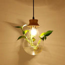 GobekUsa Botanical Glass Bottle Pendant Light for Home and Commercial Spaces