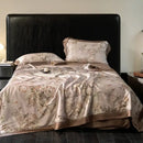 GobekUsa Eucalyptus Fiber Flowers Summer Quilt Set: Silky, Cool Comfort for Bedtime Bliss