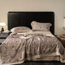 GobekUsa Eucalyptus Fiber Flowers Summer Quilt Set: Silky, Cool Comfort for Bedtime Bliss