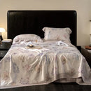 GobekUsa Eucalyptus Fiber Flowers Summer Quilt Set: Silky, Cool Comfort for Bedtime Bliss