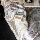 GobekUsa Eucalyptus Fiber Flowers Summer Quilt Set: Silky, Cool Comfort for Bedtime Bliss