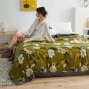 GobekUsa Cotton Leisure Blanket: Luxury Soft Blanket for Summer, Single/Double Bedspread, Sofa Towel - Nordic Home Decor