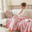GobekUsa Bamboo Four Layer Gauze Summer Quilt - Cool & Refreshing Thin Blanket