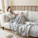 GobekUsa Bamboo Four Layer Gauze Summer Quilt - Cool & Refreshing Thin Blanket