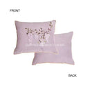 GobekUsa Botanical Wisteria Embroidered Cushion Cover with Tassel