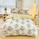 GobekUsa Brushed Printed Duvet Cover Set with 2 Pillowcases, Queen/Single Size