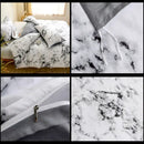 GobekUsa Brushed Printed Duvet Cover Set with 2 Pillowcases, Queen/Single Size