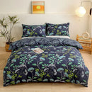 GobekUsa Brushed Printed Duvet Cover Set with 2 Pillowcases, Queen/Single Size