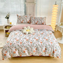 GobekUsa Brushed Printed Duvet Cover Set with 2 Pillowcases, Queen/Single Size