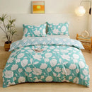 GobekUsa Brushed Printed Duvet Cover Set with 2 Pillowcases, Queen/Single Size