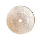 Natural Stone Marble Round Vessel Bathroom Sink In Beige 16